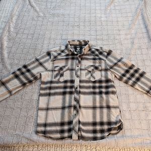 Route 66 Men's Medium Flannel Black and White